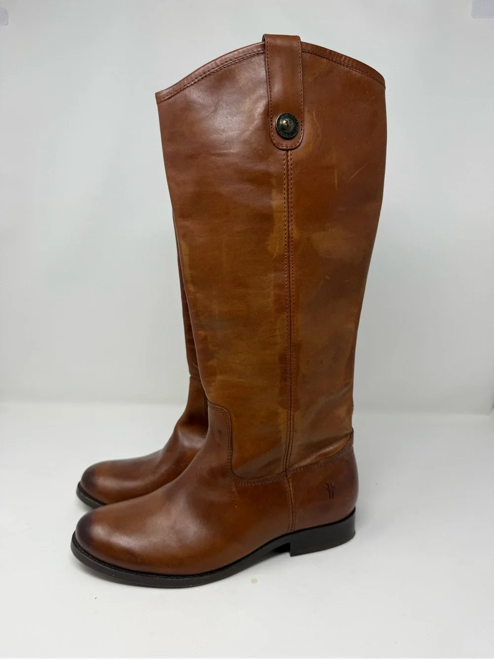 Frye Brown Leather Over-the-Knee Boots